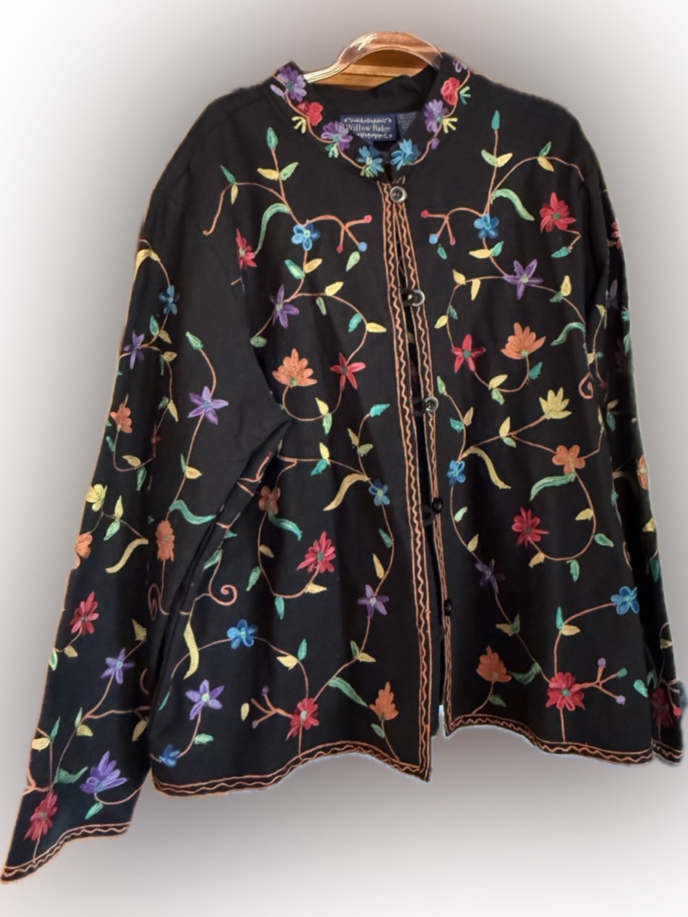 WILLOW RIDGE COTTON EMBROIDERED JACKET XL